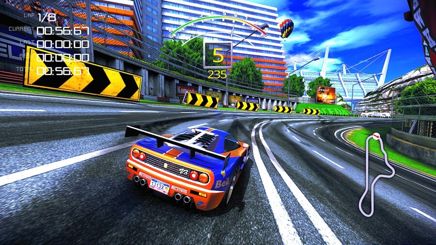 Screenshot do 90s Arcade Racer