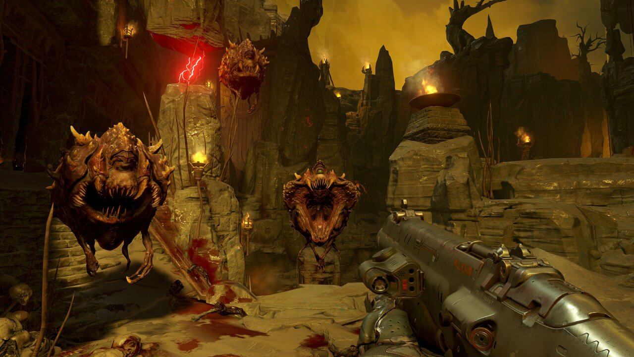 Screenshot do Doom