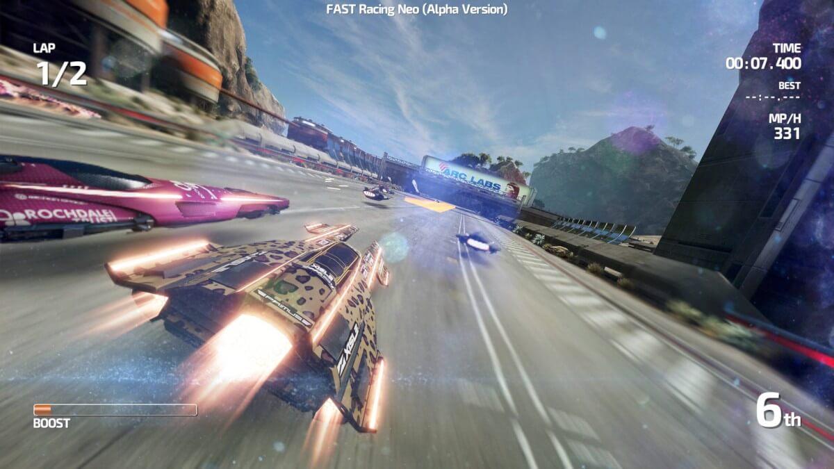 Screenshot do Fast Racing Neo