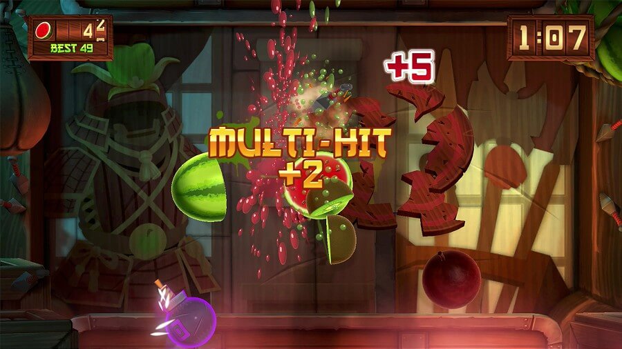 Fruit Ninja Kinect 2 no Xbox One