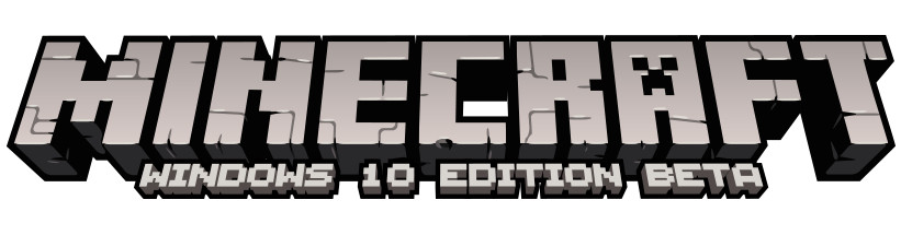 Logo do Minecraft: Windows 10 Edition Beta