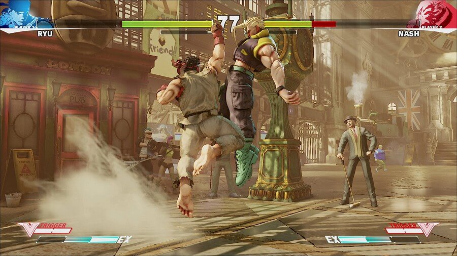 Screenshot do Street Fighter V