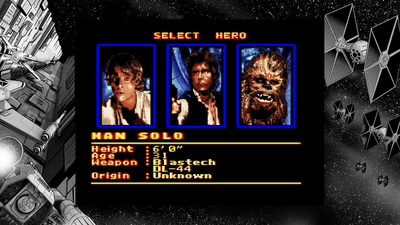 Screenshot do Super Star Wars