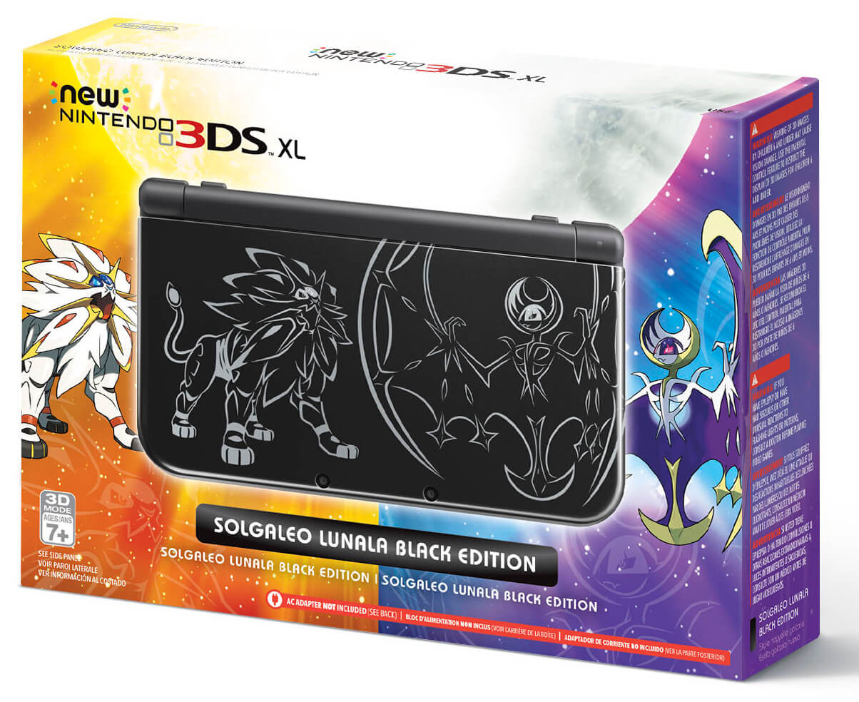 New Nintendo 3DS XL temático de Pokémon Sun e Moon