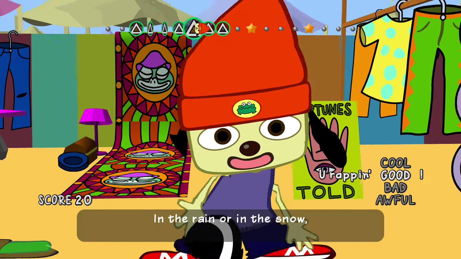 Screenshot de PaRappa the Rapper
