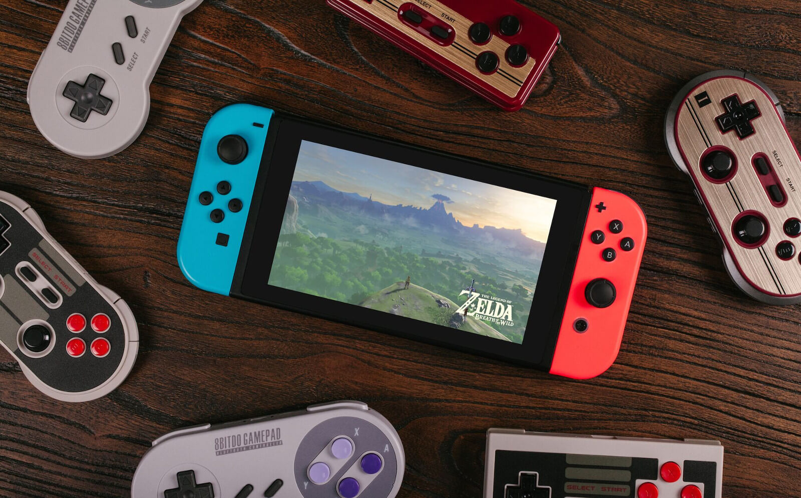 Joysticks da 8Bitdo no Nintendo Switch