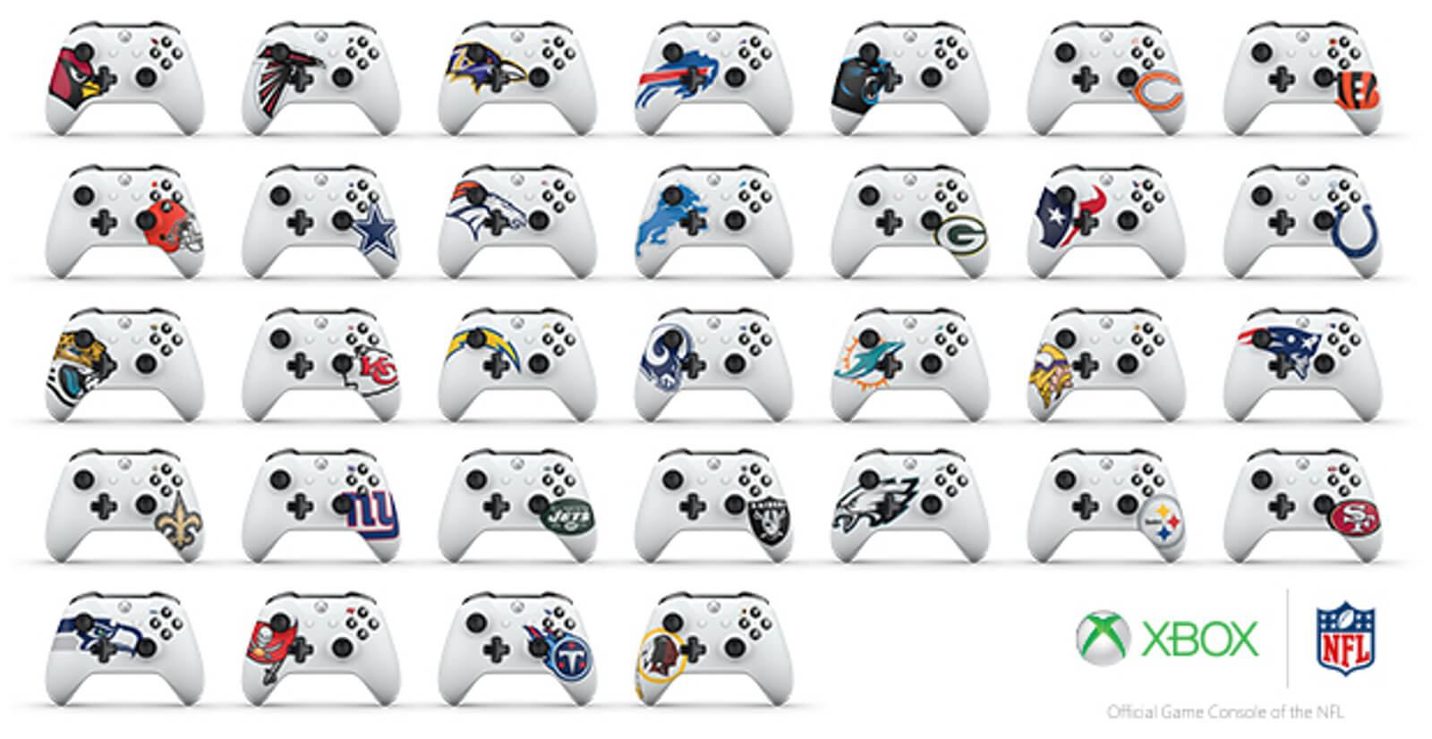 Joystick do Xbox One personalizado NFL
