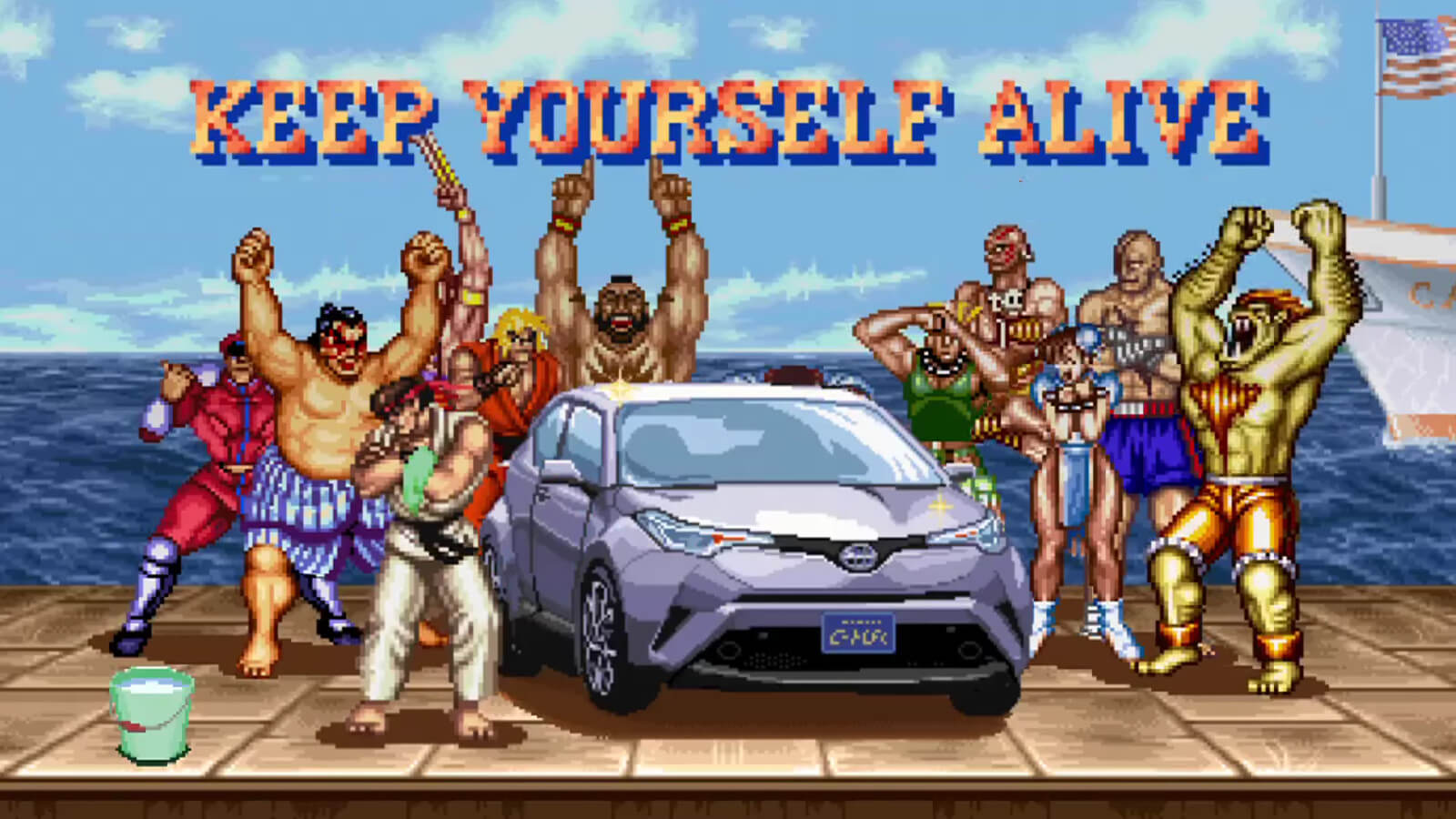 Toyota C-HR tem comercial com personagens de Street Fighter