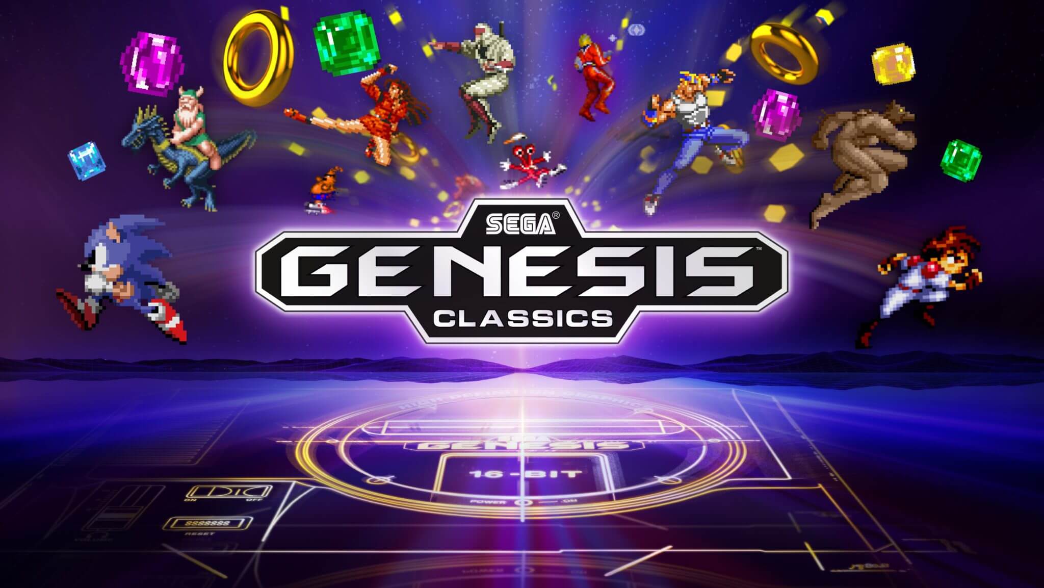 Sega Genesis Collection é Uma Coletânea Com 50 Jogos De Mega Drive