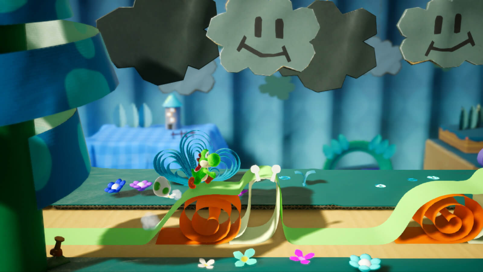 Screenshot de Yoshi’s Crafted World