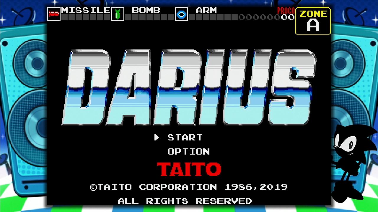 Darius no Mega Drive Mini