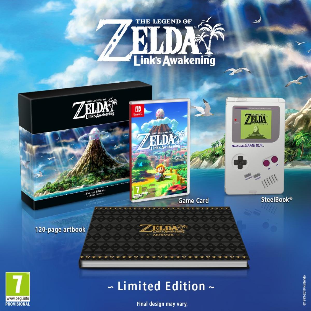 Edição de colecionador de The Legend of Zelda: Link's Awakening