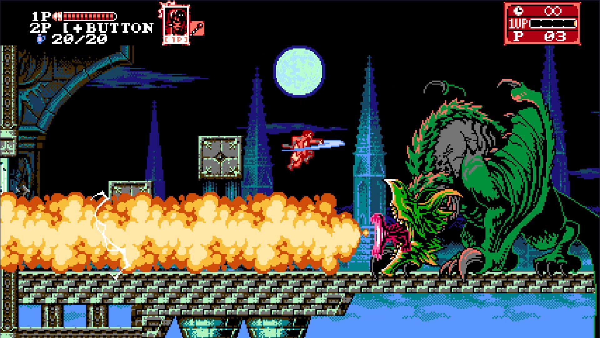 Screenshot de Bloodstained: Curse of the Moon 2