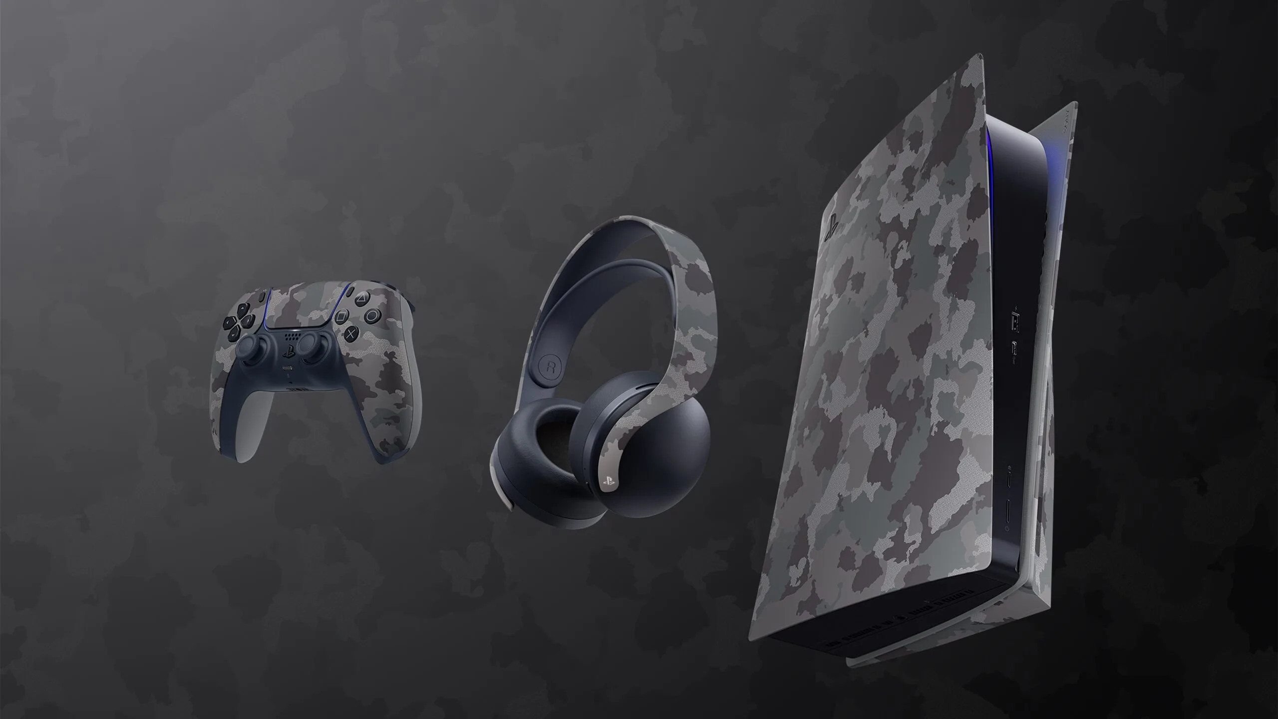 PlayStation 5 Gray Camouflage