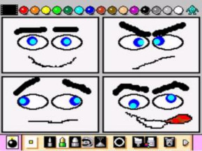 Screenshot de Mario Paint