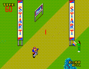 Screenshot de Enduro Racer
