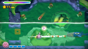 Screenshot de Kirby and the Rainbow Curse