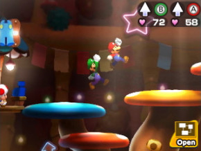 Screenshot de Mario & Luigi: Bowser's Inside Story + Bowser Jr.'s Journey