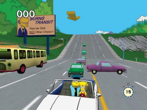 Screenshot de The Simpsons Road Rage