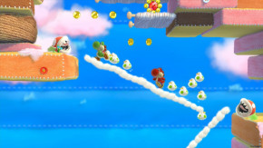 Screenshot de Yoshi's Woolly World