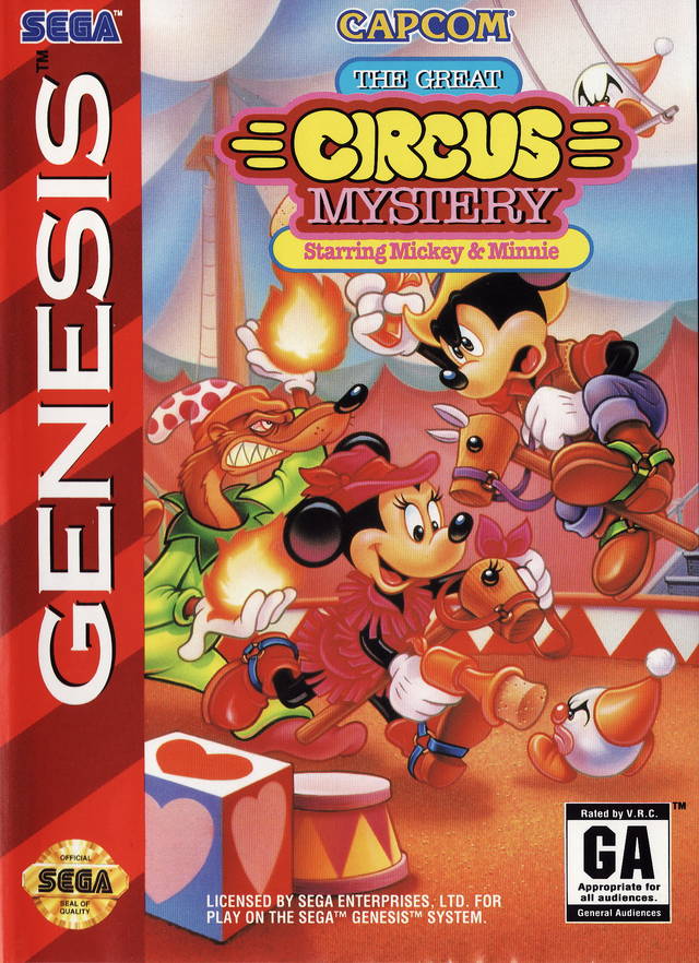 Jogo The Great Circus Mystery: Starring Mickey And Minnie Para Mega ...