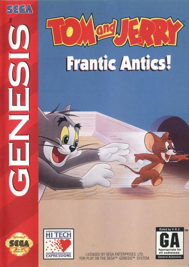 Jogo Tom and Jerry Frantic Antics para Mega Drive Dicas análise e imagens