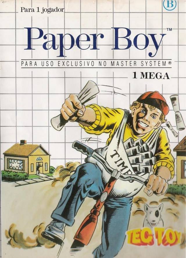 Jogo Paperboy para Master System Dicas, análise e imagens