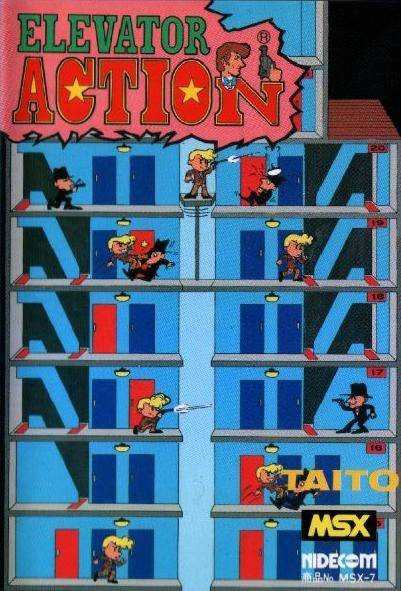 Jogo Elevator Action para MSX - Dicas, análise e imagens