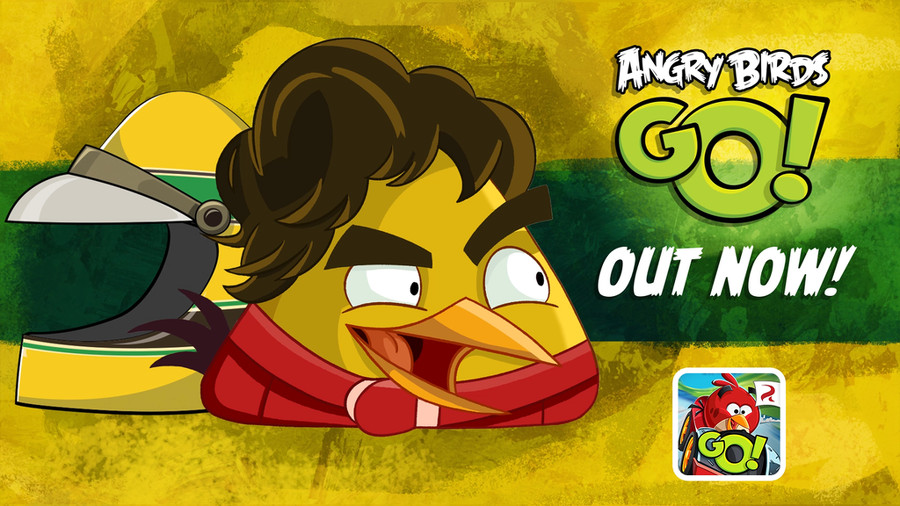 Angry Birds Go tem personagem baseado no Ayrton Senna