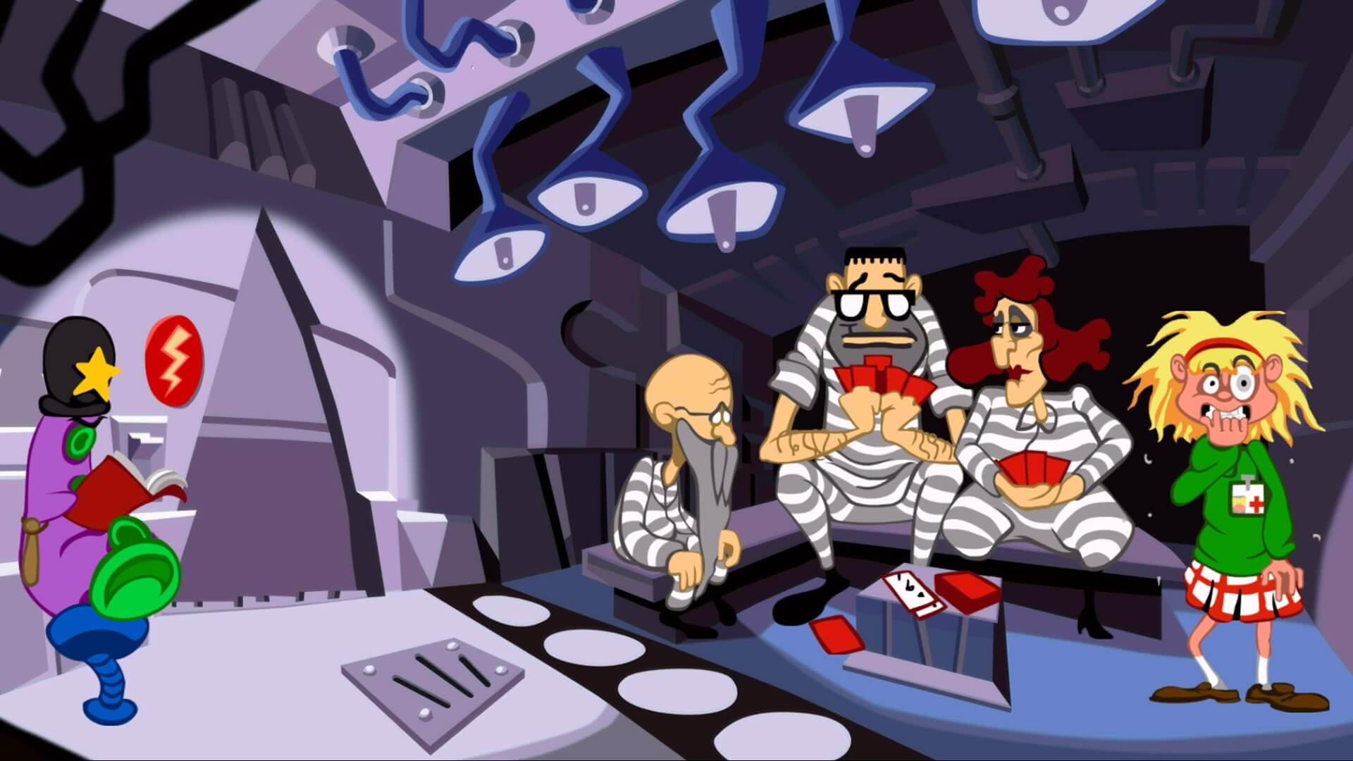 Screenshot do Day of the Tentacle Remastered