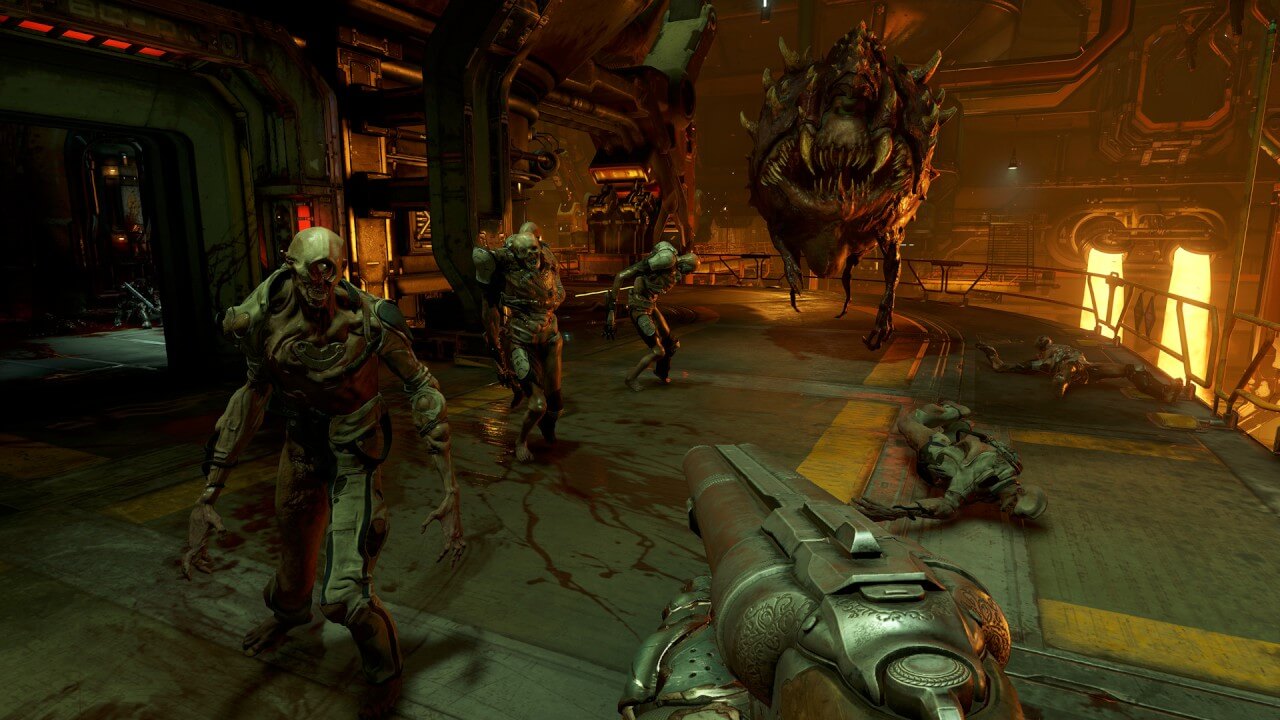 Screenshot do Doom