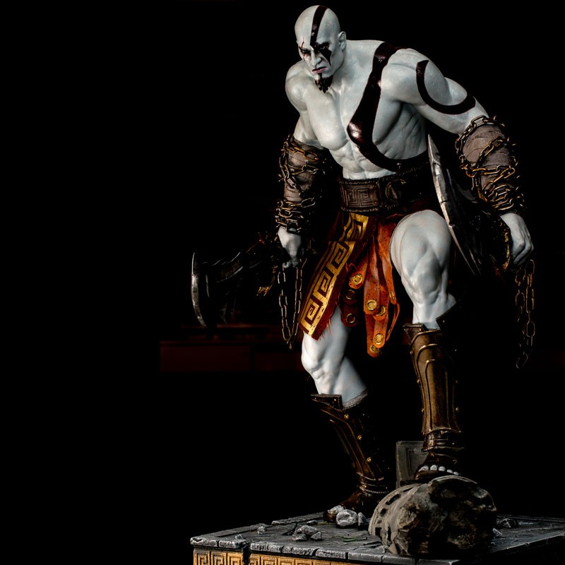 Estátua do Kratos do God of War