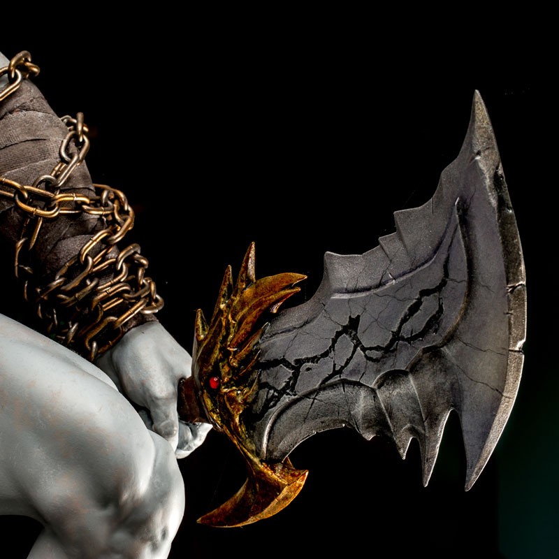 Estátua do Kratos do God of War