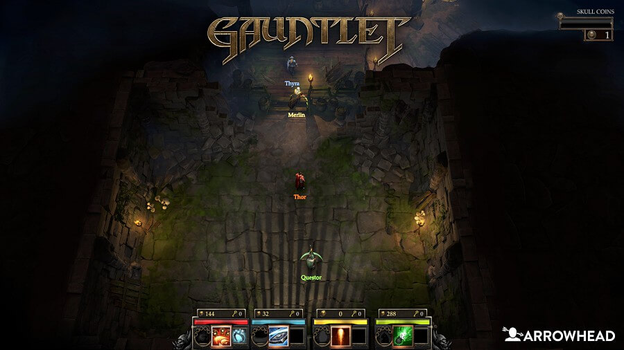 Screenshot do Gauntlet