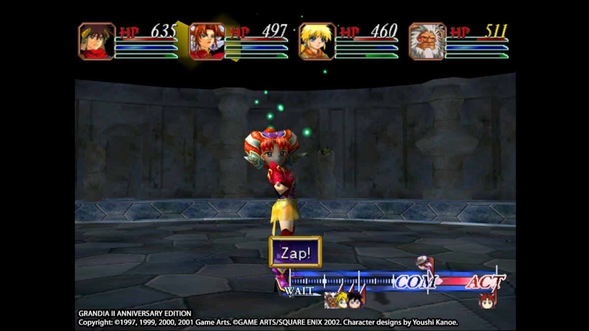 Screenshot do Grandia II Anniversary Edition