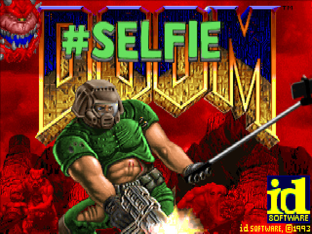 InstaDoom é o mod que implementa pau de selfie no Doom