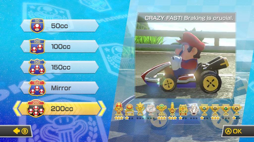 Mario Kart 8 terá categoria 200cc