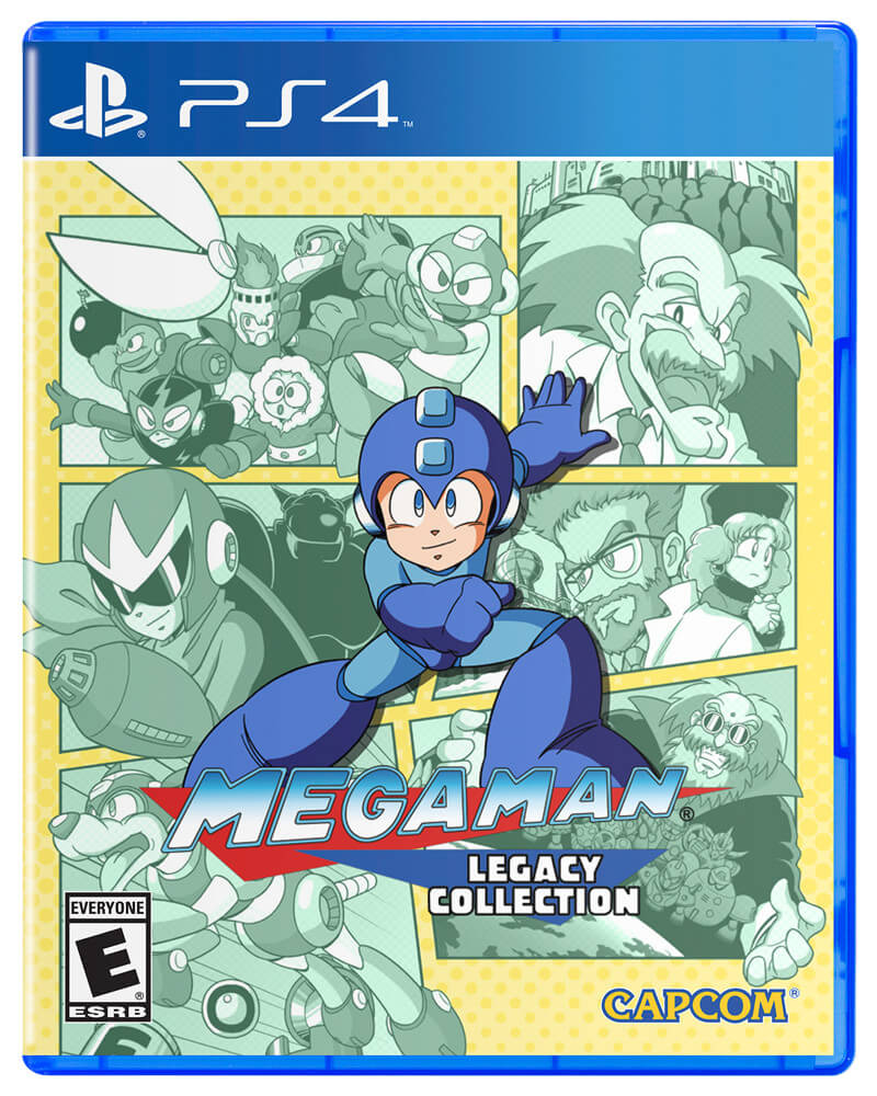Capa do Mega Man Legacy Collection para PlayStation 4