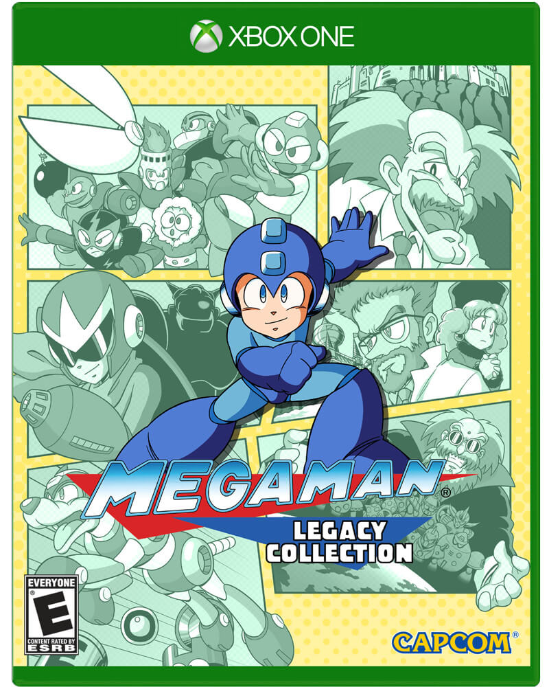 Capa do Mega Man Legacy Collection para Xbox One