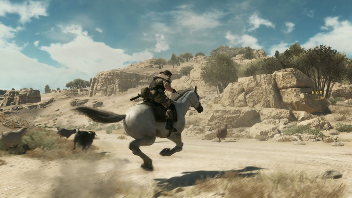 Screenshot do Metal Gear Solid V: The Phantom Pain