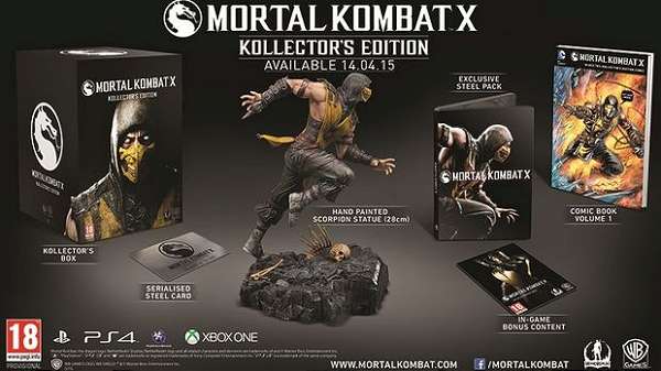 Conheça as quatro edições de colecionador do Mortal Kombat X