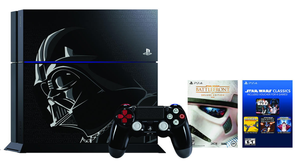 PlayStation 4 na edição especial Darth Vader