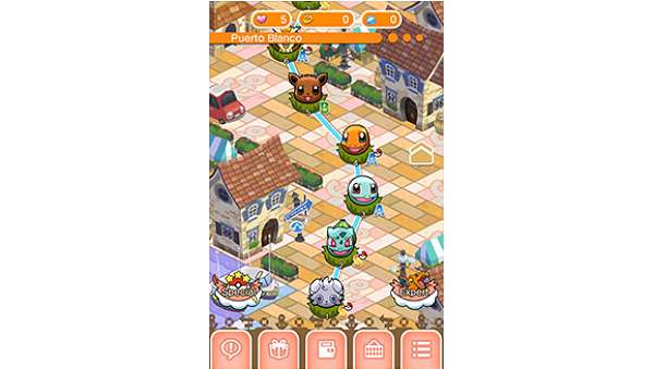 Screenshot do Pokémon Shuffle Mobile