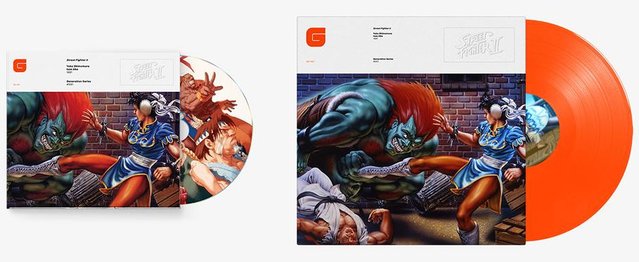 CD e vinil do Street Fighter II