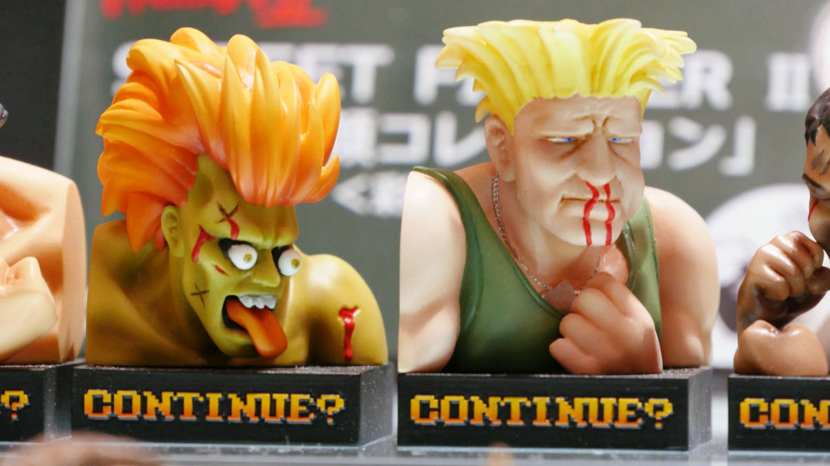 Busto personagens do Street Fighter II