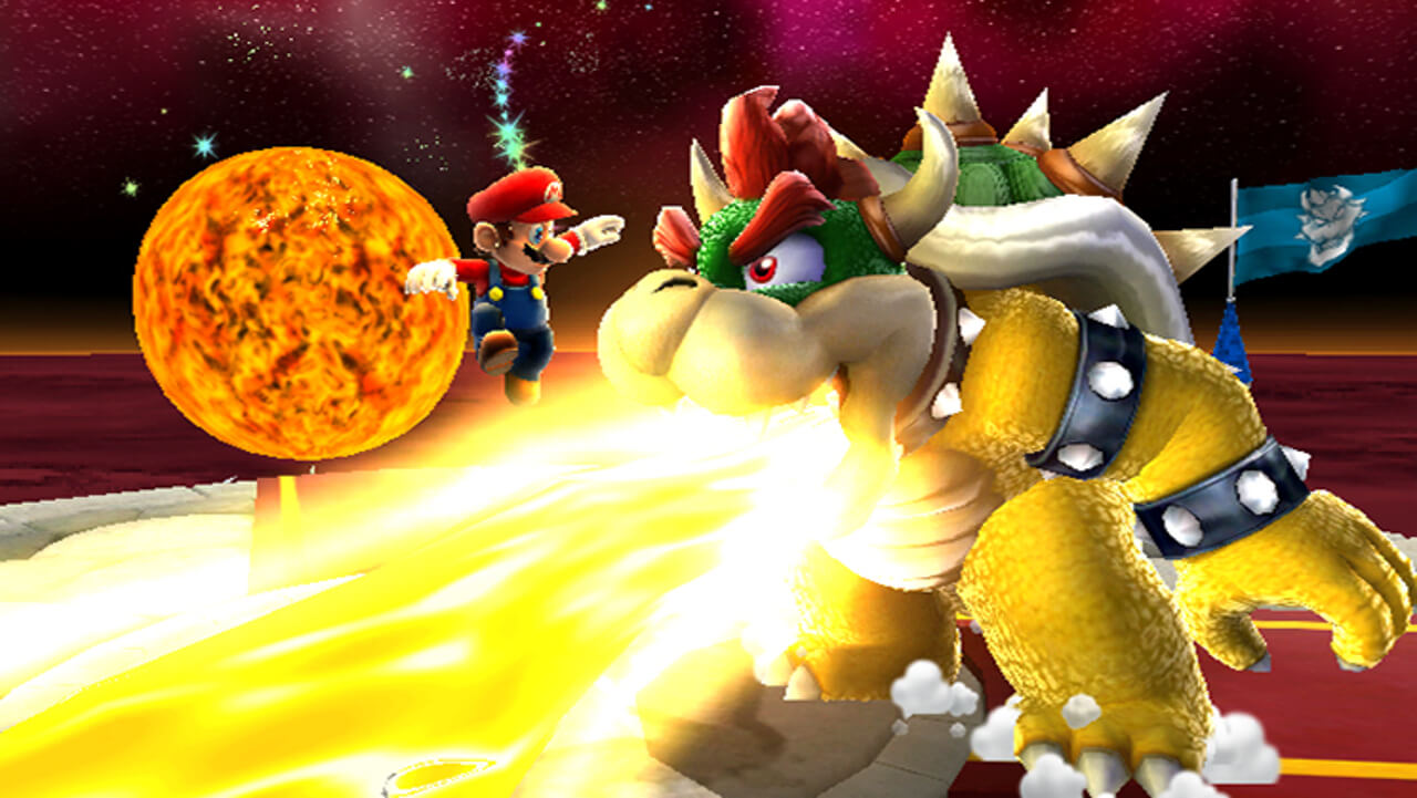 Screenshot do Super Mario Galaxy