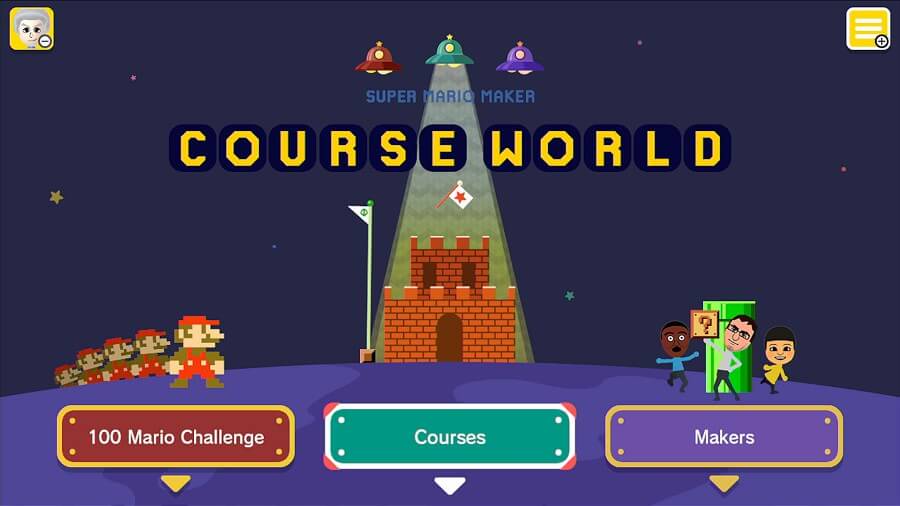 Screenshot do Super Mario Maker