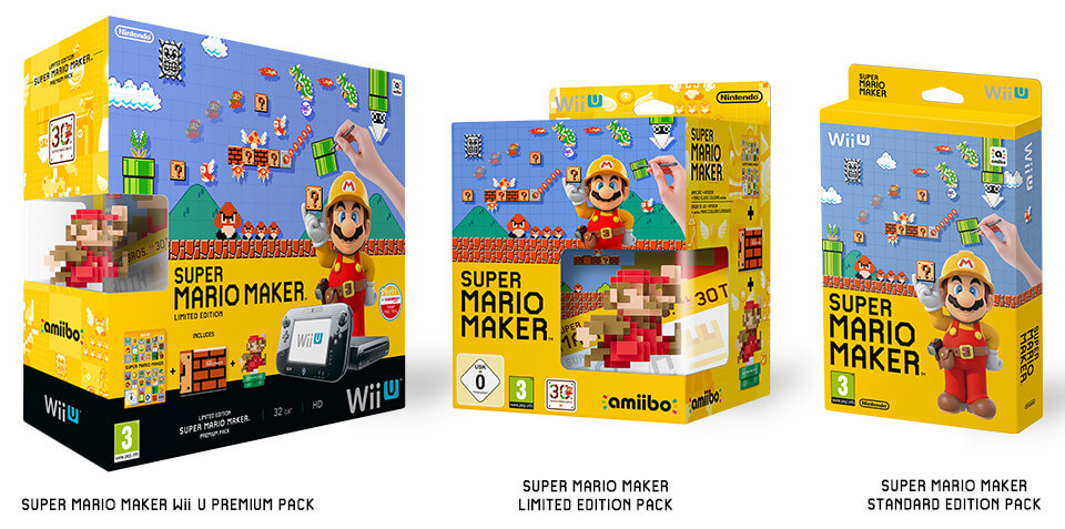 Super Mario Maker terá três edições