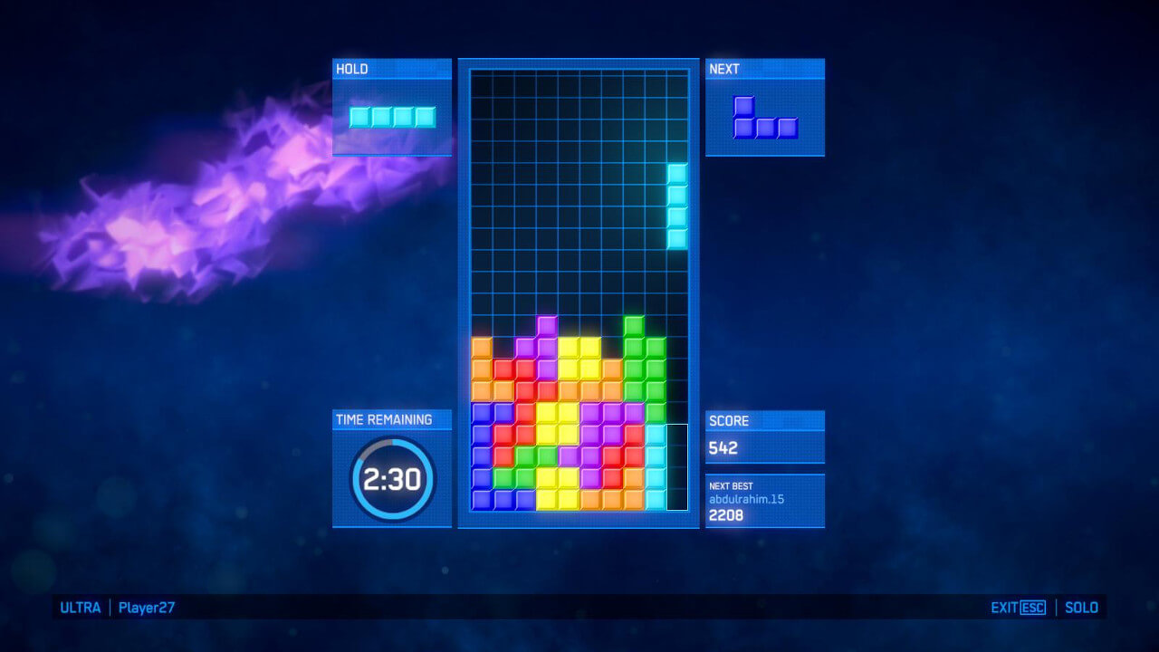 Screenshot do Tetris Ultimate