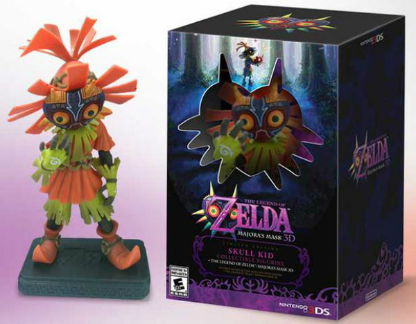 Edição especial do The Legend of Zelda: Majora's Mask 3D acompanha miniatura do Skull Kid